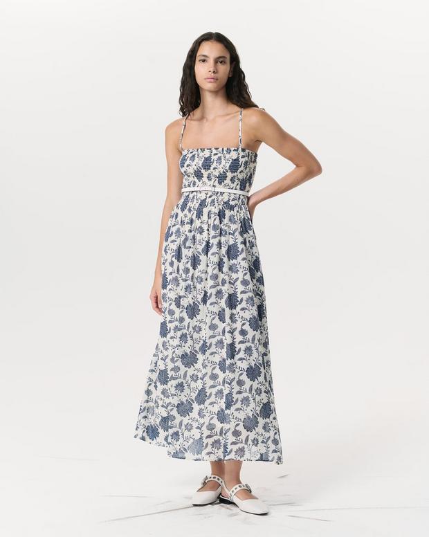 Rag & Bone Hallie Floral Cotton-Silk Maxi Dress