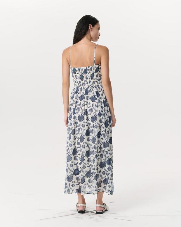 Rag & Bone Hallie Floral Cotton-Silk Maxi Dress