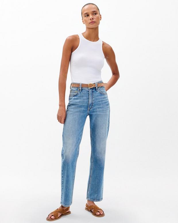 Rag & Bone Harlow Ankle Straight Jeans