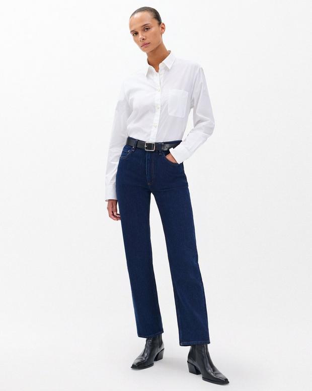 Rag & Bone Harlow Ankle Straight Jeans