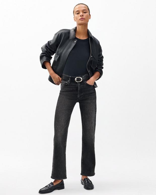rag & bone Harlow Ankle Straight Jeans