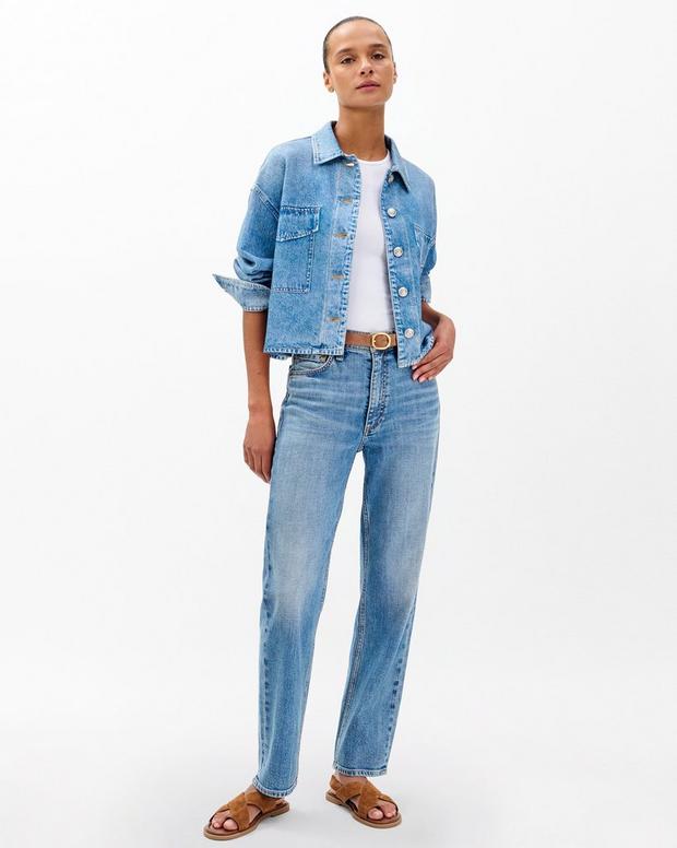 rag & bone Harlow Ankle Straight Jeans