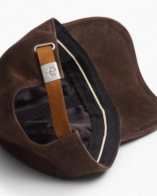 Rag & Bone Harlow Suede Baseball Cap