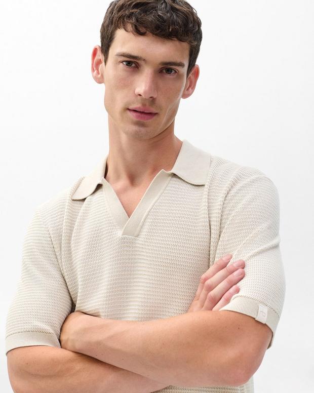 rag & bone Harvey Knit Johnny Collar Polo