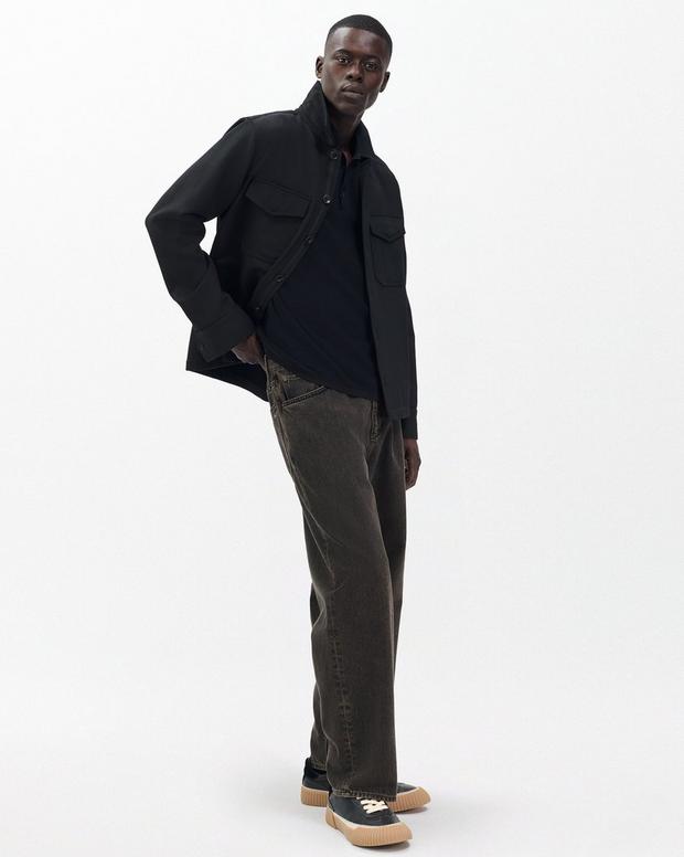 Rag & Bone Harvey Knit Polo Shirt