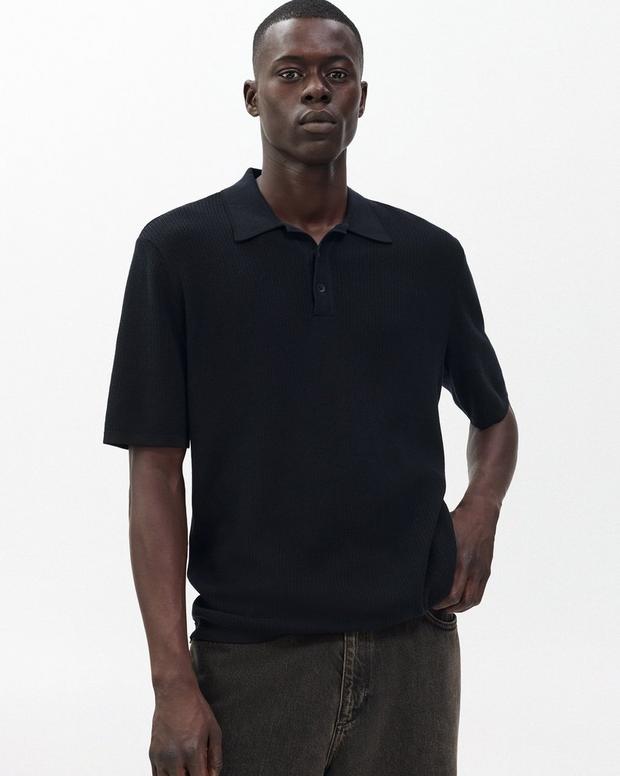 rag & bone Harvey Knit Polo Shirt