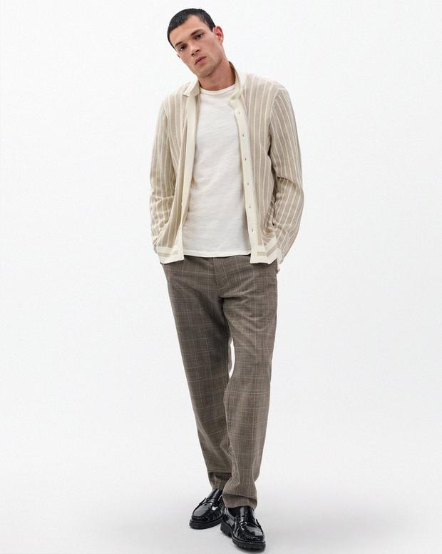 Rag & Bone Harvey Ribbed Knit Shirt