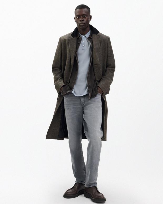 Rag & Bone Harvey Tipped Knit Polo