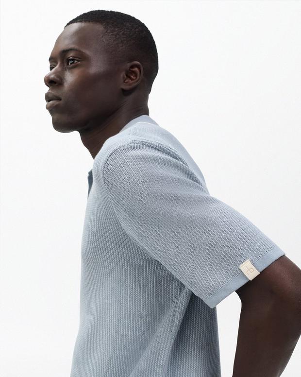 Rag & Bone Harvey Tipped Knit Polo