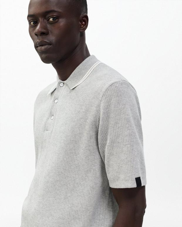Rag & Bone Harvey Tipped Knit Polo