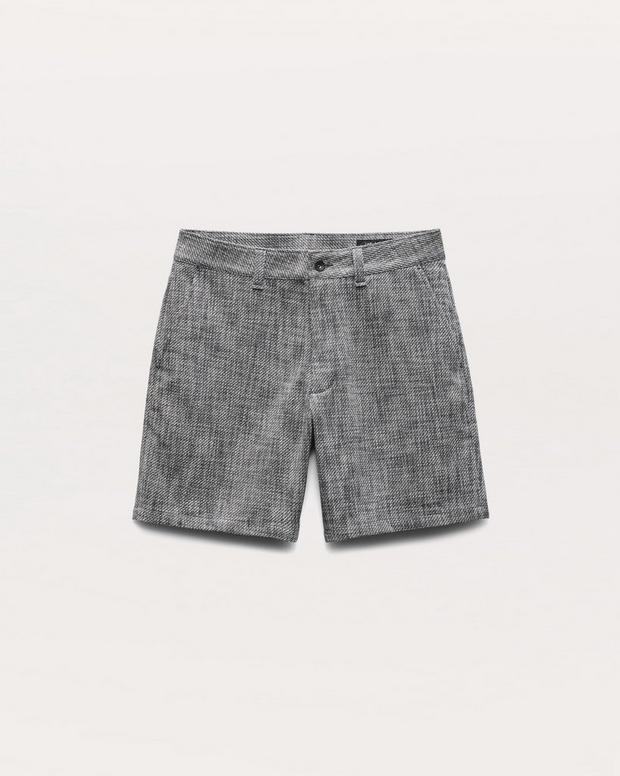 Rag & Bone Haydon Straight Fit Italian Tweed Shorts