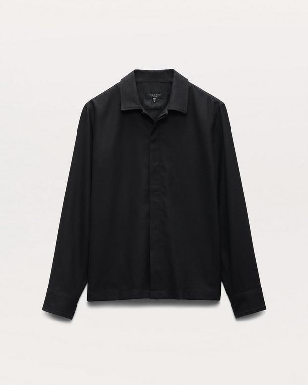 Rag & Bone Hyde Wool-Blend Ripstop Shirt Jacket