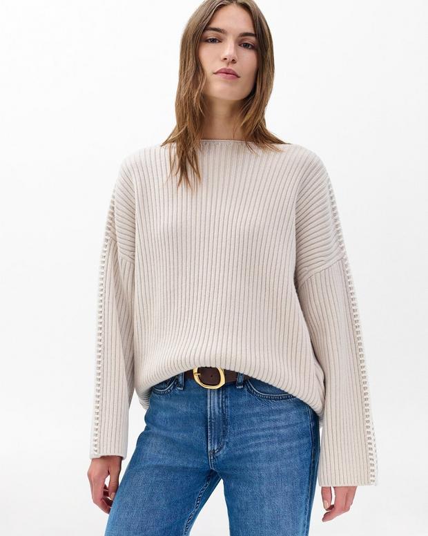 rag & bone Ingrid Boatneck Wool Sweater