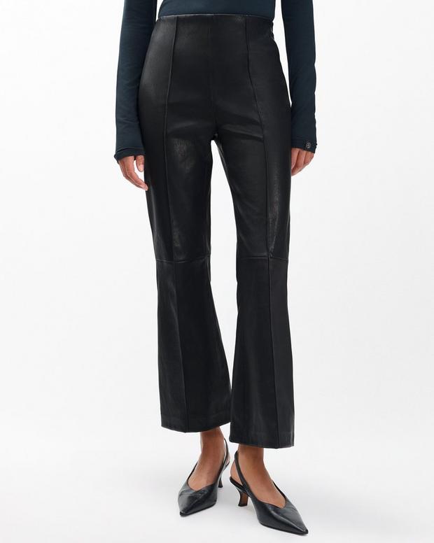 Rag & Bone Irina Kick Flare Leather Pants