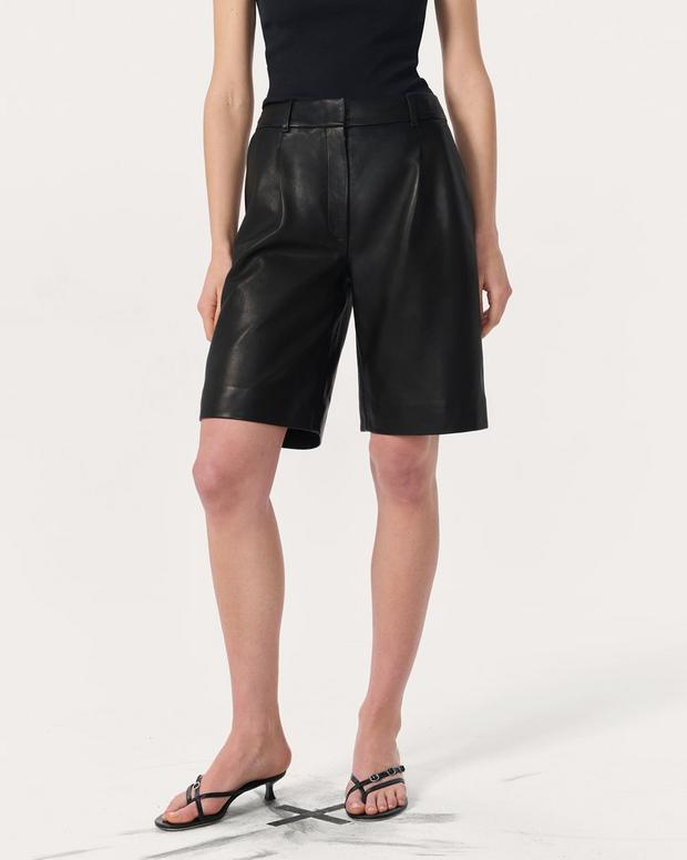 Rag & Bone Irina Leather Shorts