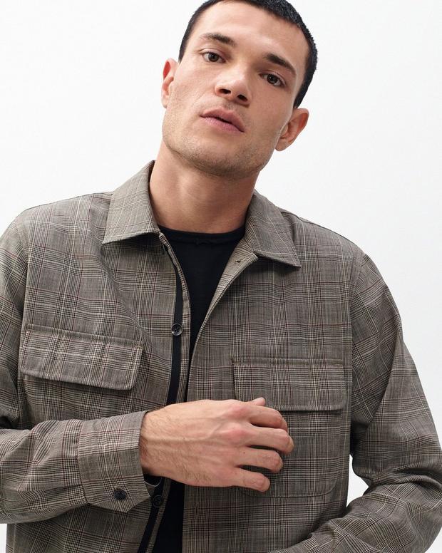 Rag & Bone Isaiah Italian Wool Shirt Jacket