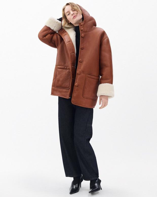 rag & bone Jackie Shearling Coat