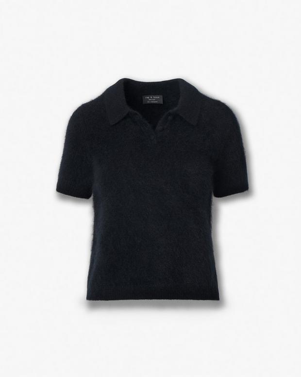 Rag & Bone Jada Brushed Cashmere Polo