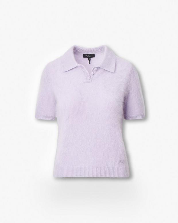 Rag & Bone Jada Brushed Cashmere Polo