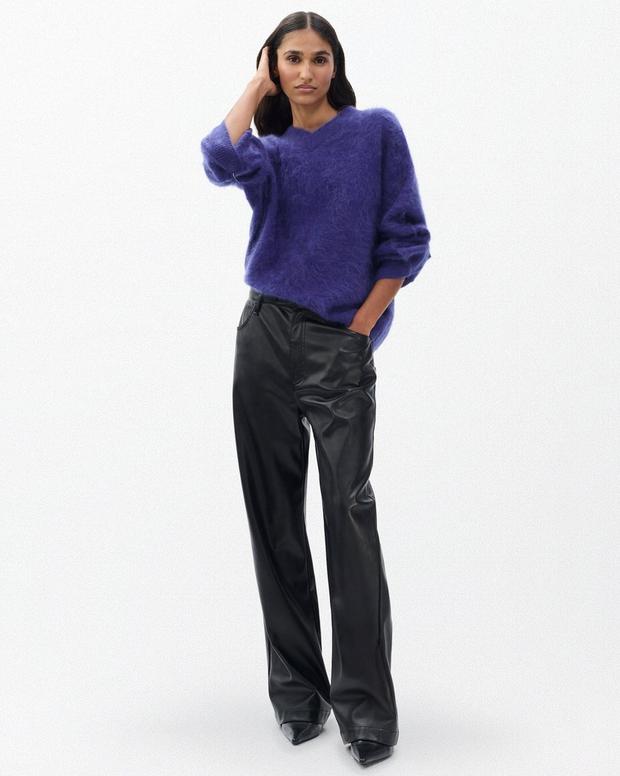 Rag & Bone Jada Brushed Cashmere V-Neck Sweater