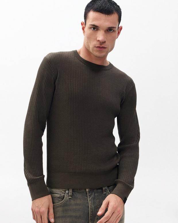 rag & bone Jayce Silk-Cotton Sweater