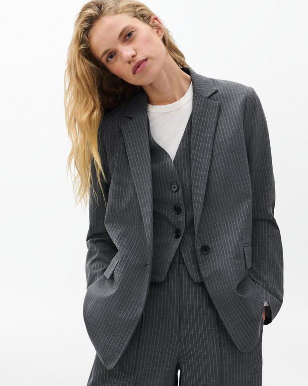 rag & bone Jennifer Striped Two-in-One Blazer