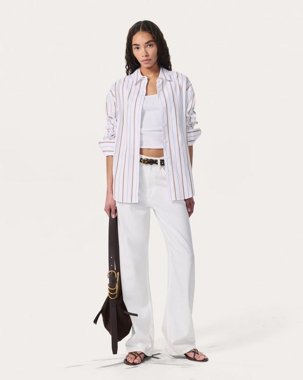 Rag & Bone Jessica Striped Poplin Shirt