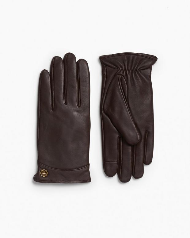 rag & bone Joni Cashmere-Lined Leather Gloves