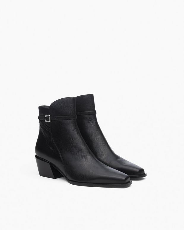 Rag & Bone Joni Leather Buckle Boots