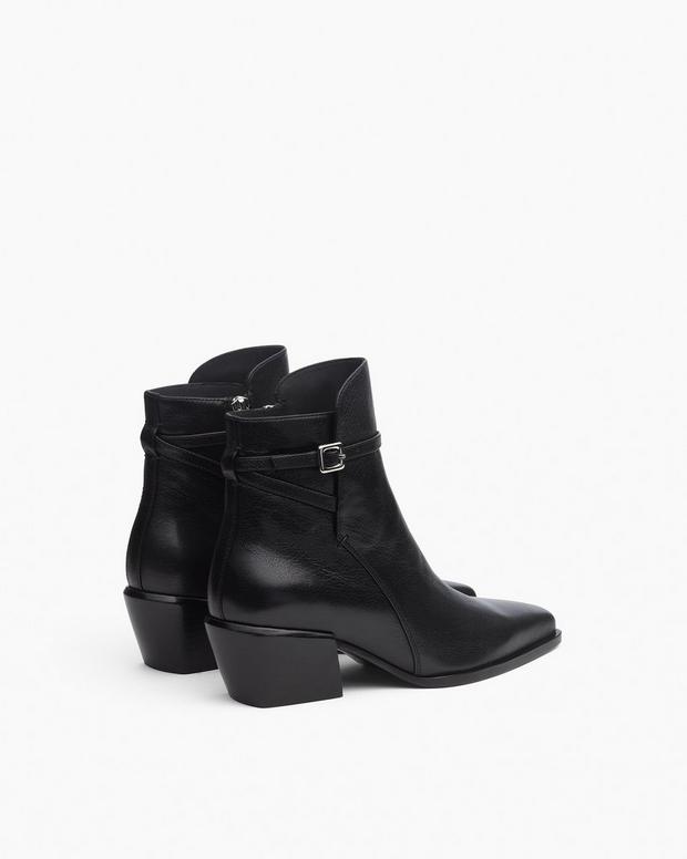 Rag & Bone Joni Leather Buckle Boots