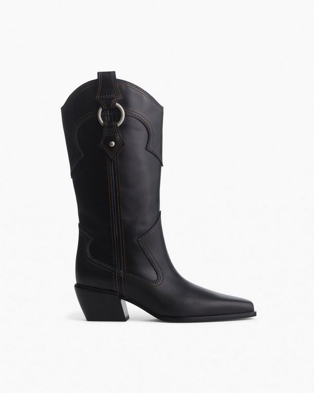 rag & bone Joni Leather Cowboy Boots