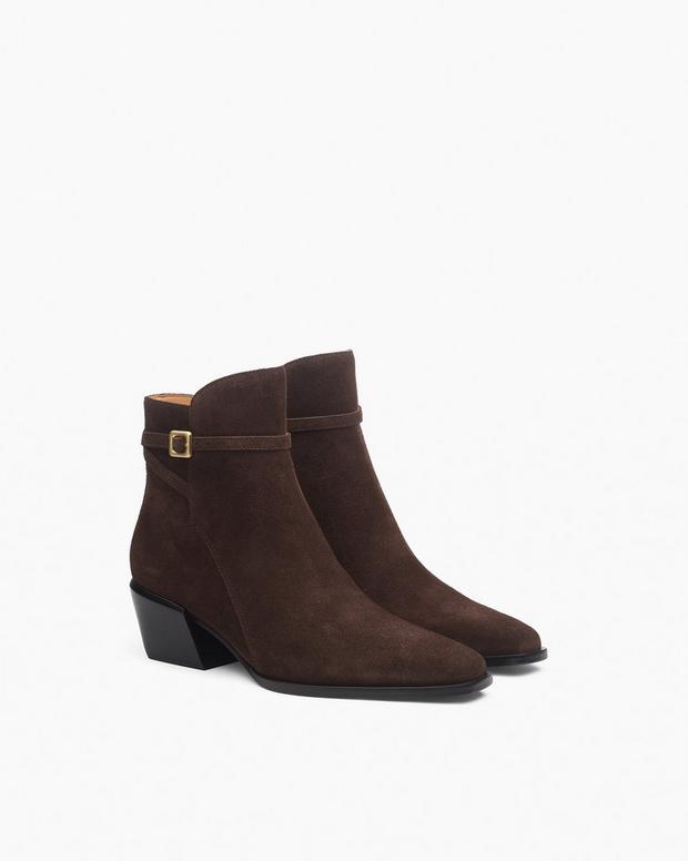 Rag & Bone Joni Suede Buckle Boots