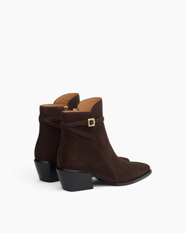 Rag & Bone Joni Suede Buckle Boots