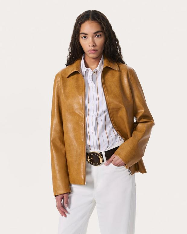 rag & bone Jordie Faux Leather Jacket