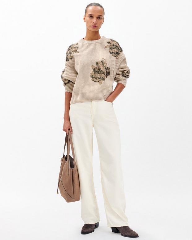 Rag & Bone Julie Sequined Wool Sweater