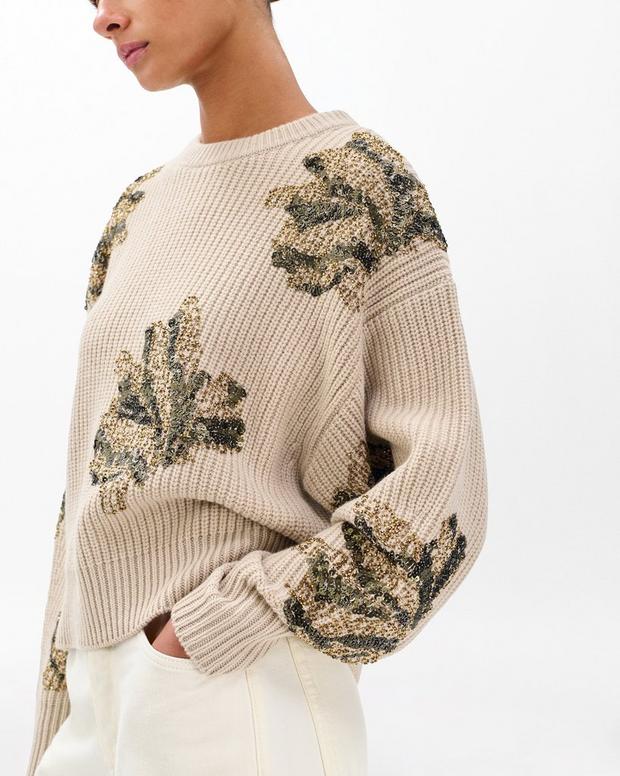 Rag & Bone Julie Sequined Wool Sweater