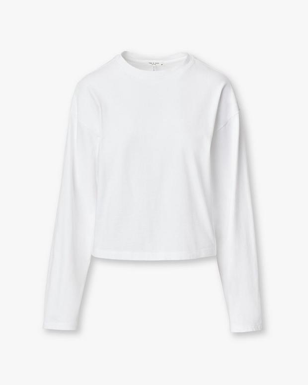 Rag & Bone Kelly Boxy Long-Sleeve Tee