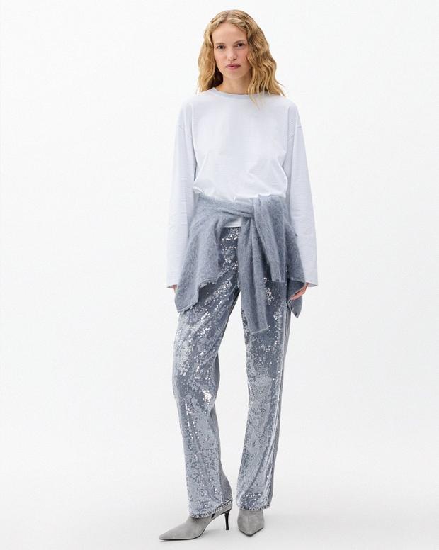 Rag & Bone Kelly Boxy Striped Long-Sleeve Tee