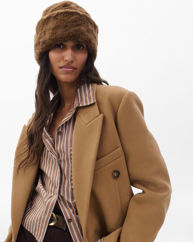 Rag & Bone Kennedy Faux Fur Hat