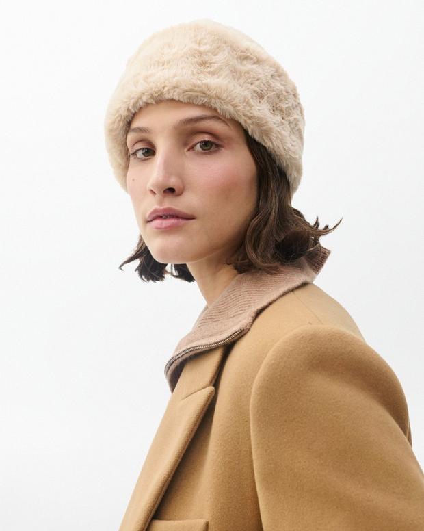 Rag & Bone Kennedy Faux Fur Hat