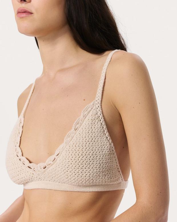 Rag & Bone Khloe Open-Knit Bralette