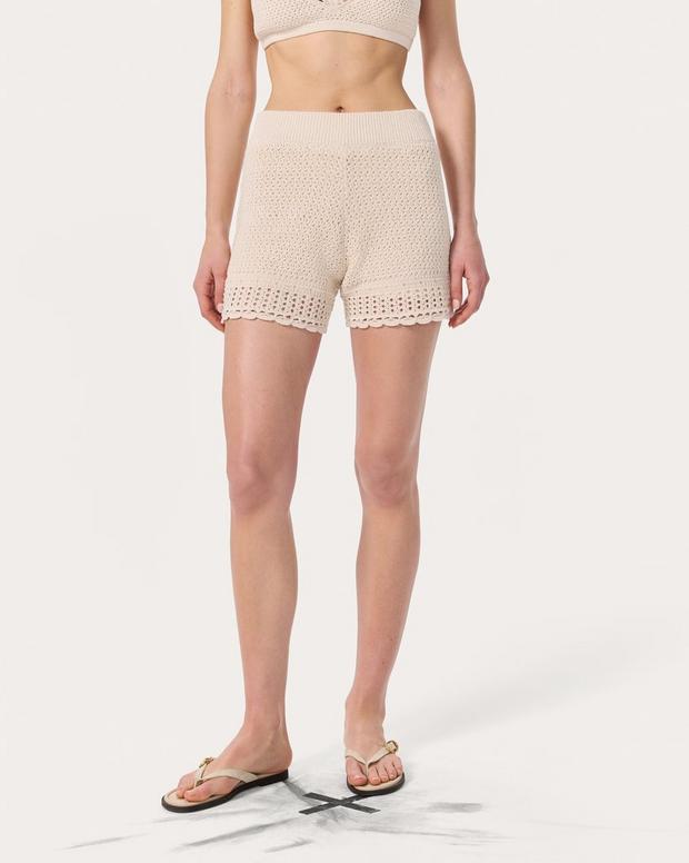 Rag & Bone Khloe Open-Knit Shorts