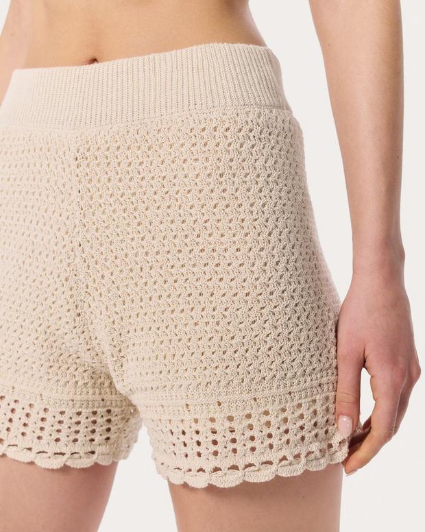 Rag & Bone Khloe Open-Knit Shorts