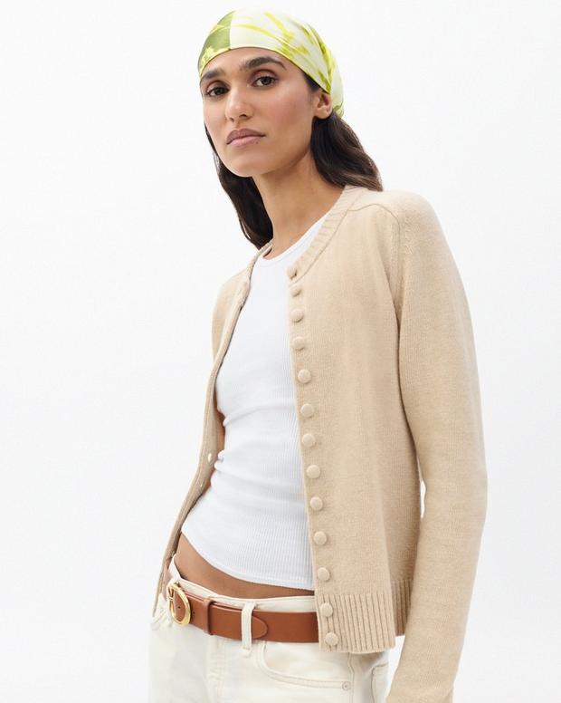 Rag & Bone Kit Floral-Print Silk Bandana