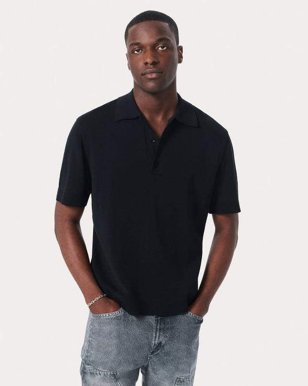 Rag & Bone Knit Polo Shirt