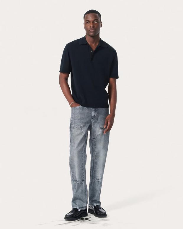 Rag & Bone Knit Polo Shirt