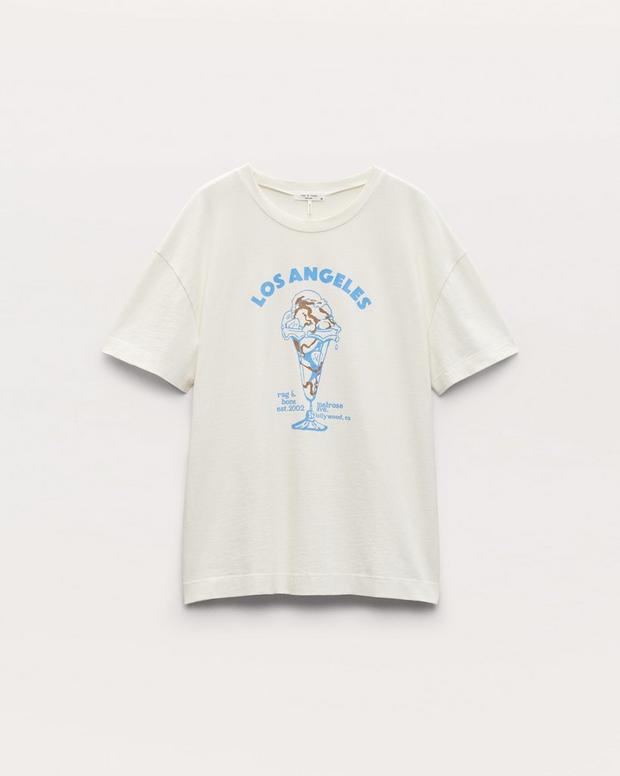 Rag & Bone LA Ice Cream Graphic Tee