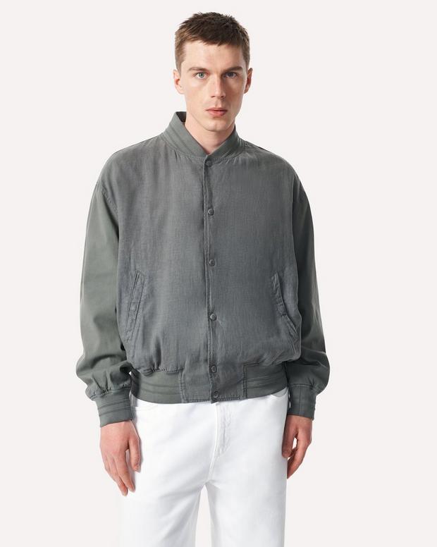 rag & bone Leo Linen Souvenir Jacket