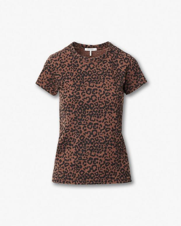 Rag & Bone Leopard-Print Cotton Tee