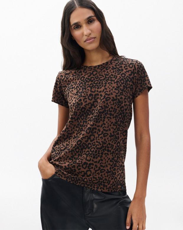 Rag & Bone Leopard-Print Cotton Tee